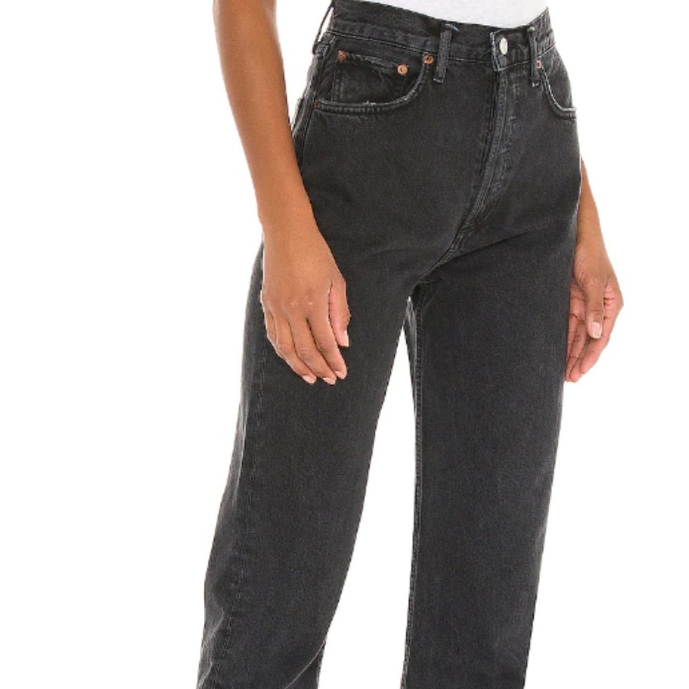 Agolde Pinch Waist Jeans - Size 27 Black Tea